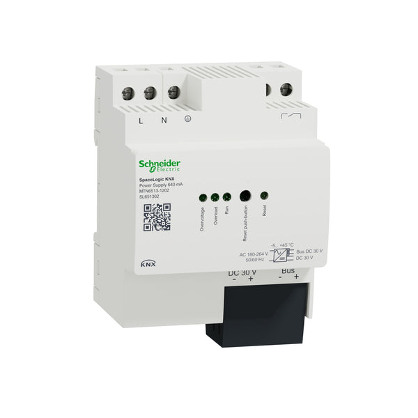 Power supply, Spacelogic KNX, REG-K/640 mA, white
