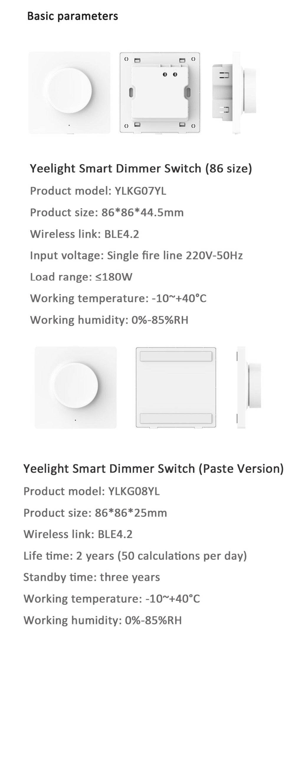 Yeelight Smart Dimmer Switch